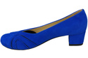 Damenschuhe Pumps, natürliches Wildleder, Azure 786 von ElitaBut