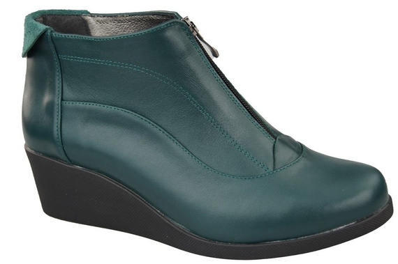 Damen-Winterstiefel, Naturleder, Malachite 133, von ElitaBut
