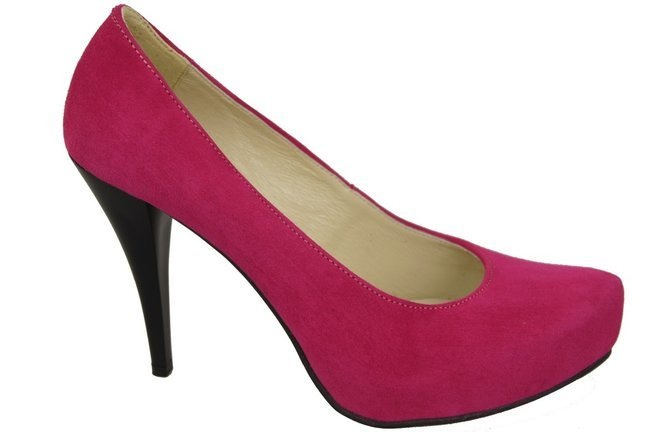 Damenschuhe Pumps Lila Natürliches Wildleder 644 ElitaBut