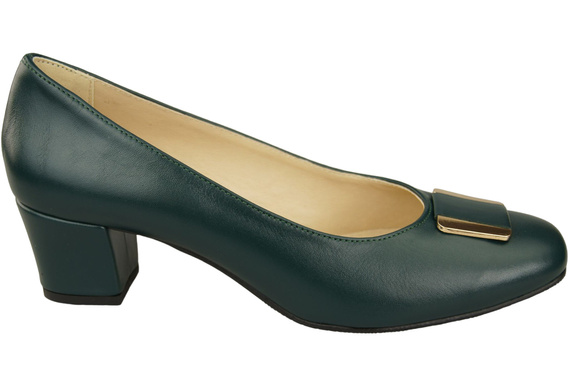 Damenschuhe Pumps Naturleder 187 Malachit ElitaBut