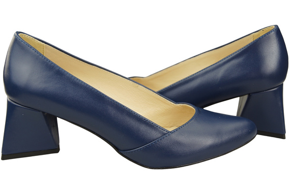 Damen Pumps Beige Echtleder Spitz Zehen Absatz ElitaBut 221