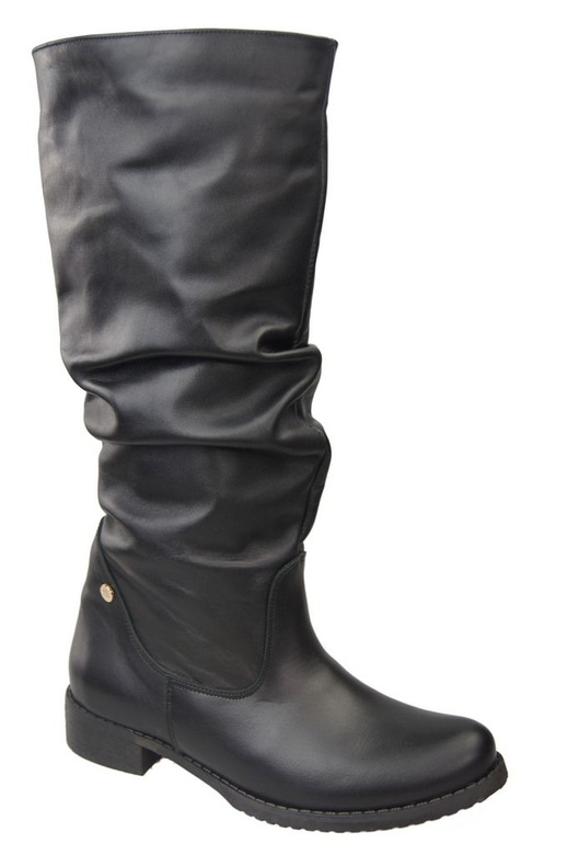 Schuhe Damenstiefel, Stiefel, Naturleder 123 Schwarz ElitaBut