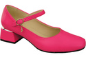 Damenschuhe Neon Rosa Riemchenpumps Naturleder 202 ElitaBut