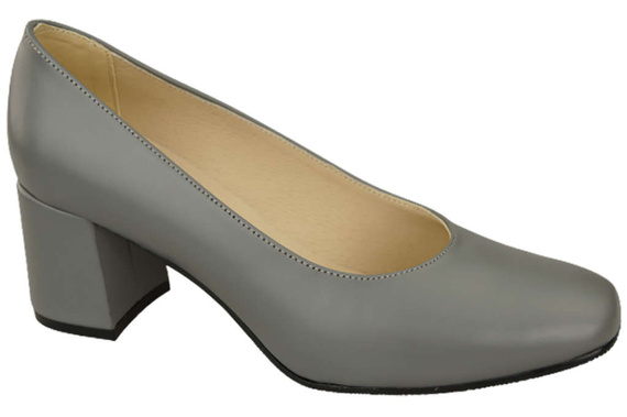 Damenschuhe Pumps Naturleder 171 Grau ElitaBut