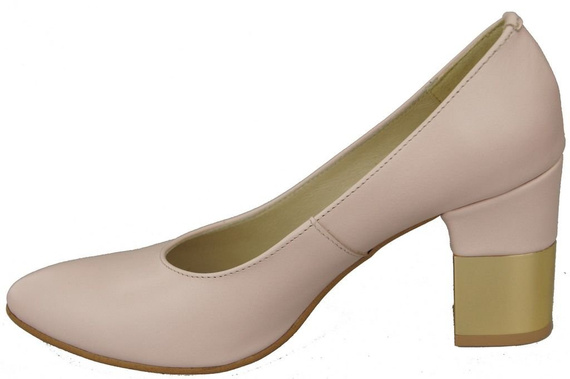 Damenschuhe Pumps Rosa Puder Naturleder 144 ElitaBut