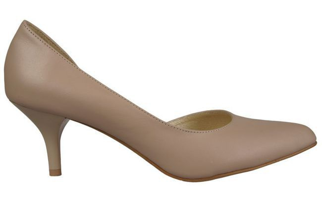 Damenschuhe Pumps aus Naturleder Cappuccino Lico 900 ElitaBut