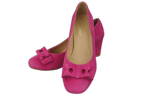 Damenschuhe Fuchsia Pumps Natürliches Wildleder 163 ElitaBut