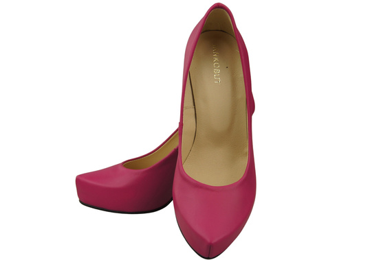 Damen Footwear Purpurfarbig Stiletto Pumps Naturleder 205 ElitaBut