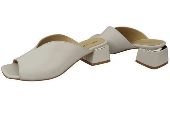 Damen Schuhe Absätze Flip Flops Weiß Naturleder 210 ElitaBut