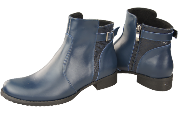 Winterstiefel für Damen, Naturleder, Marineblau 156 von ElitaBut