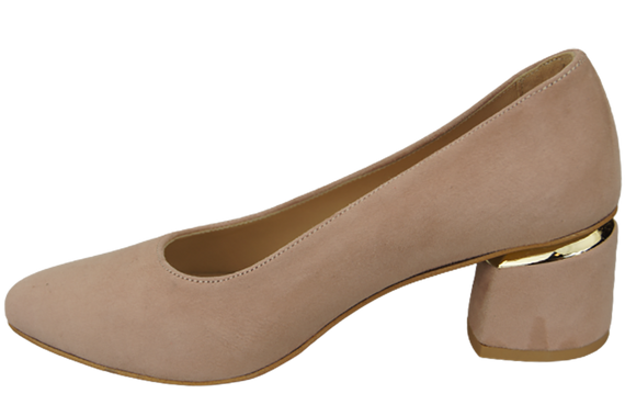 Damenschuhe Pumps Rosa Natürliches Wildleder 143 Von ElitaBut