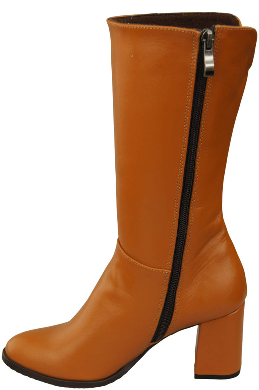 Halbhohe Damenstiefel, Naturleder, Rude 189 ElitaBut