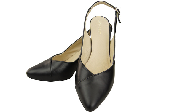 Damen Footwear Schwarz Stiletto Sandalen Natural Leder 217 ElitaBut