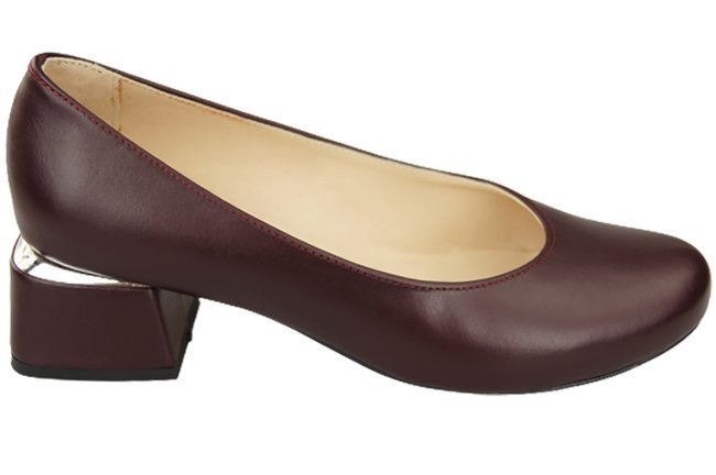 Damenschuhe Pumps Naturleder 159 Burgund ElitaBut