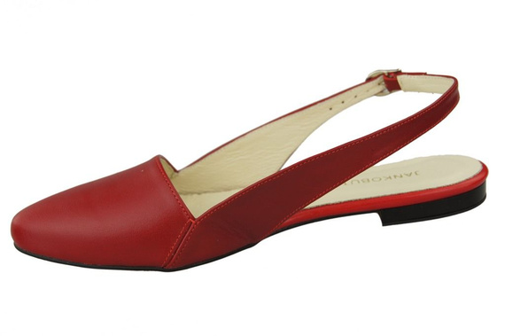 Schuhe Damen Sandalen Rot Naturleder 996 ElitaBut