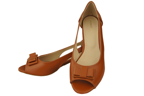 Damenschuhe Sandalen Rot Naturleder 145 ElitaBut