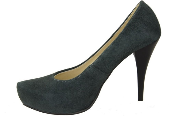 Damenschuhe Pumps Graphit Naturleder Wildleder 644 ElitaBut