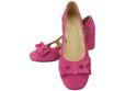 Damenschuhe Fuchsia Pumps Natürliches Wildleder 182 ElitaBut