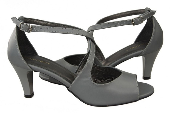 Damenschuhe Sandalen Grau Naturleder 115 ElitaBut