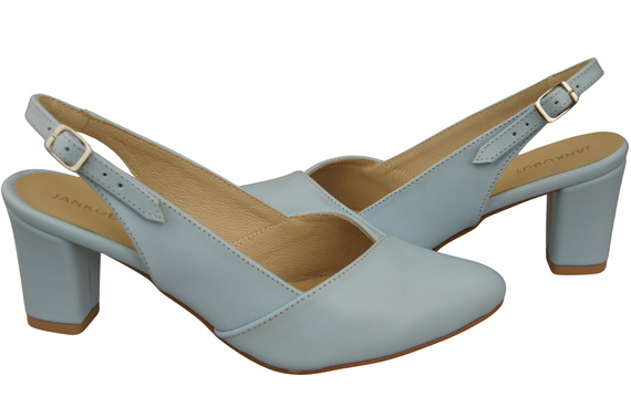 Damen Footwear Hellblau Stiletto Sandalen Natural Leder 217 ElitaBut