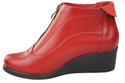 Damenstiefel Frühling/Herbst, Naturleder, Rot, 133 L, ElitaBut