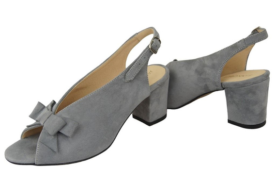 Damenschuhe Sandalen Graues Naturleder Wildleder 148 ElitaBut