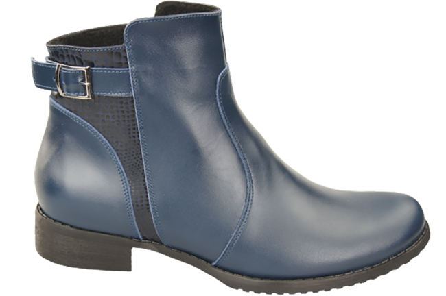 Winterstiefel für Damen, Naturleder, Marineblau 156 von ElitaBut