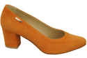 Damenschuhe Pumps Orange Naturleder Wildleder 106 ElitaBut