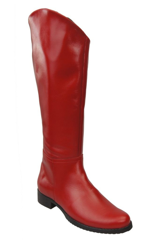 Schuhe Damenstiefel, Stiefel, Naturleder 124 Red ElitaBut