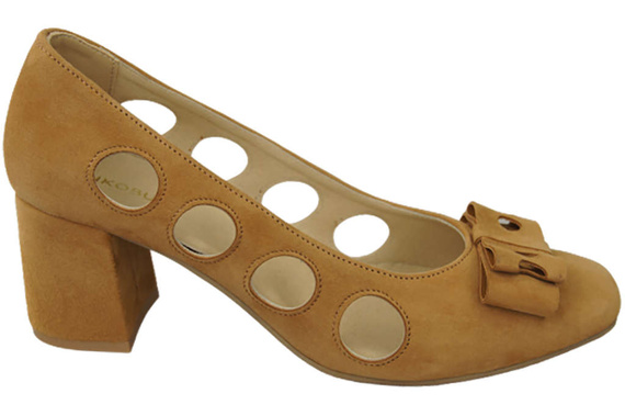 Damenschuhe Rote Pumps, natürliches Wildleder 182 ElitaBut