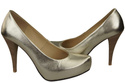 Damenschuhe Pumps Naturleder Gold 644 ElitaBut