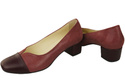 Damenschuhe Pumps Naturleder 164 Burgund ElitaBut