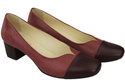 Damenschuhe Pumps Naturleder 164 Burgund ElitaBut