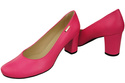 Klassische Damen Neon Pink Leder Mandel Nase Pumps 201 ElitaBut