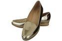 Damen Ballerinas Lords, Naturleder, Gold 908 ElitaBut