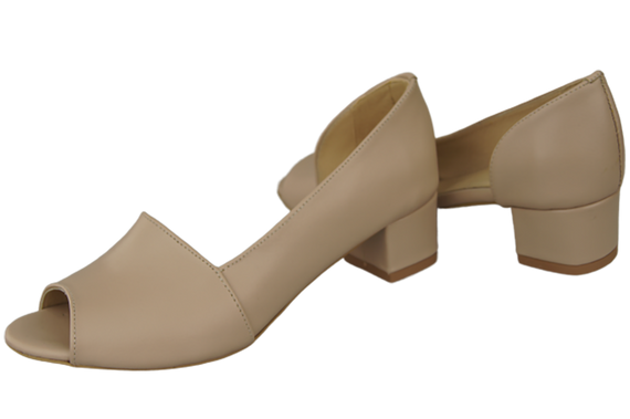 Damenschuhe Cappuccino Sandalen Narbenleder 147 ElitaBut