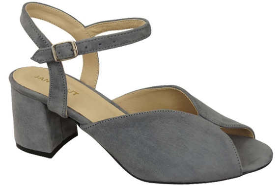 Damenschuhe Sandalen Graues Naturleder Wildleder 185 ElitaBut