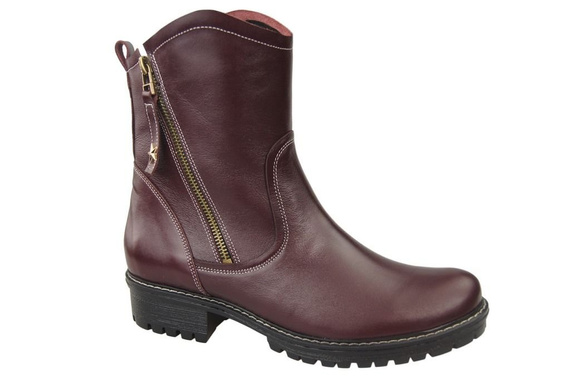 Damenstiefel Naturleder Burgund 122 ElitaBut