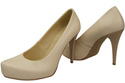 Damen Footwear Beige Stiletto Pumps Naturleder 205 ElitaBut