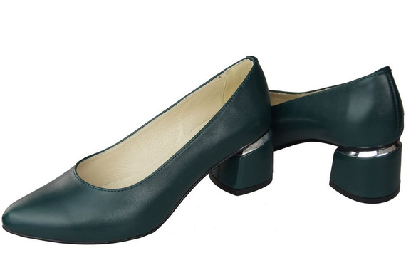 Damenschuhe Pumps Malachit Naturleder 143 ElitaBut