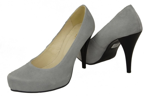 Damenschuhe Pumps Grau Natürliches Wildleder 644 ElitaBut
