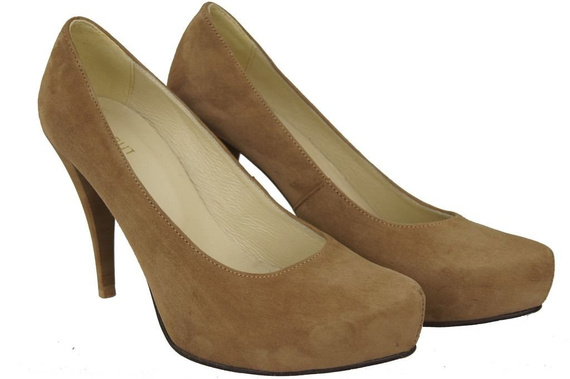 Damenschuhe Pumps Oliv Naturleder Wildleder 644 ElitaBut