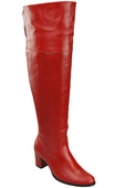 Footwear Overknee-Stiefel für Damen, Naturleder 190 Red ElitaBut