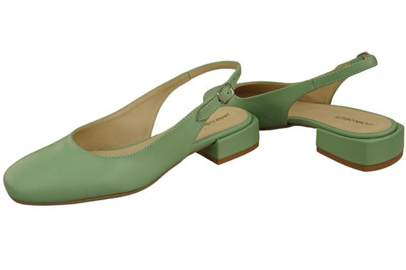 Damen Schuhe Sandalen Minze Flacher Absatz Naturleder 206 ElitaBut