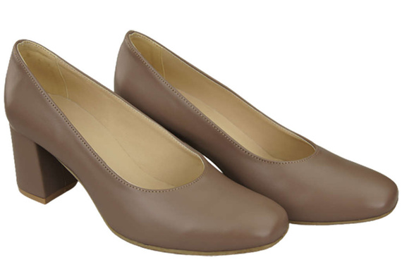 Damenschuhe Pumps Naturleder 171 Cappuccino ElitaBut