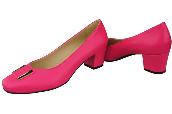 Damenschuhe Pumps Naturleder 187 Neon Pink ElitaBut