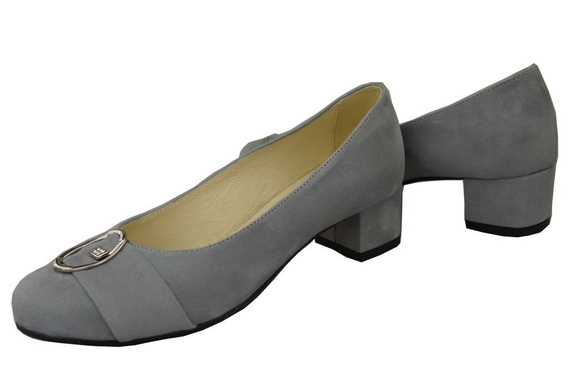 Damenschuhe Grau Naturleder Wildleder 135 ElitaBut