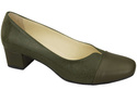 Damenschuhe Pumps Naturleder 164 Olive ElitaBut