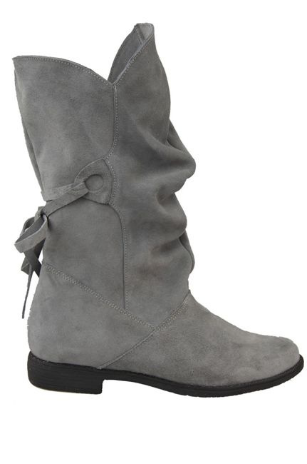 Winterstiefel für Damen, natürliches Veloursleder, Popiel 999 von ElitaBut