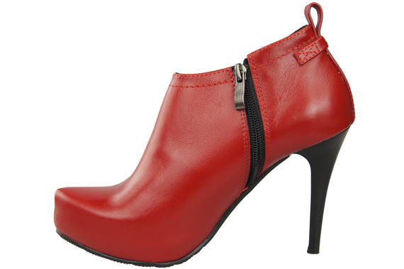 Damenschuhe Isolierte Stiefel, Naturleder, Rot 794 ElitaBut